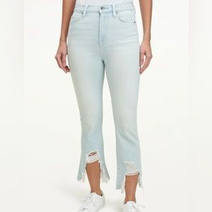 7 For All Mankind Women Jeans LUXE VINTAGE HIGH WAIST SLIM KICK IN SUN BLUE